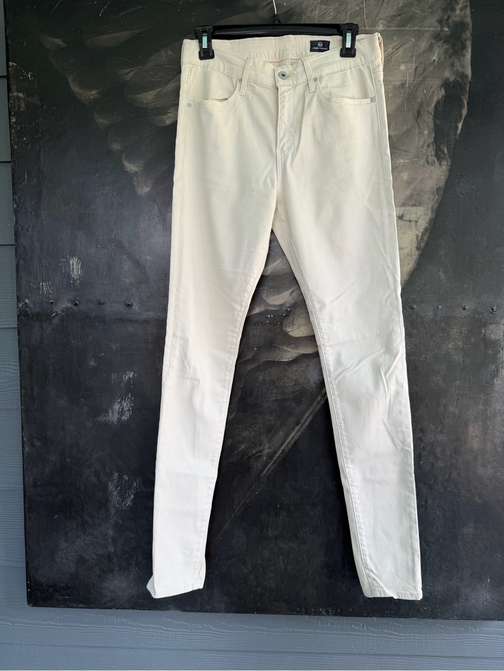 Ag Adriano Goldschmied Women's Skinny Jeans in Ivory